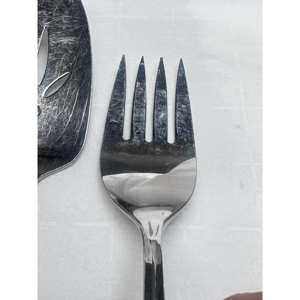 Vintage Oneida WINDRIFT Stainless Serving Set 7 Pcs  WmARogers Premier 1970s